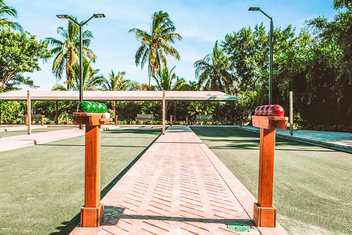 Bocce Centre in Grey Oaks, Naples