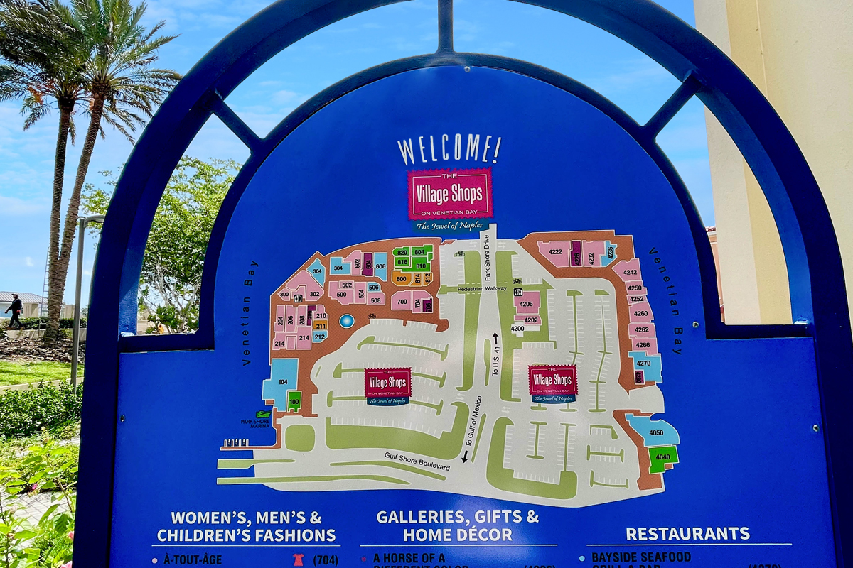 Venetian Bay Shops Sign