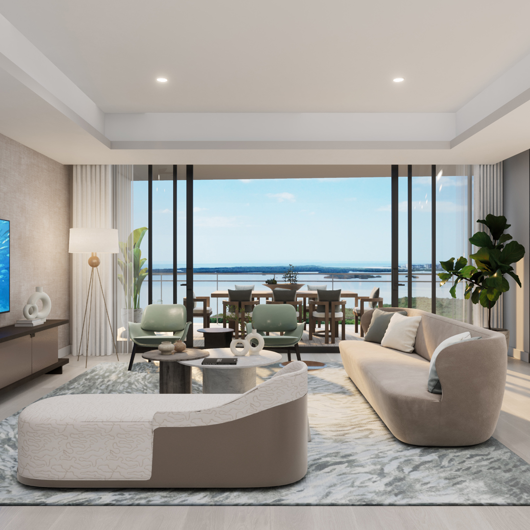 Ritz Carleton Residences - Living Room