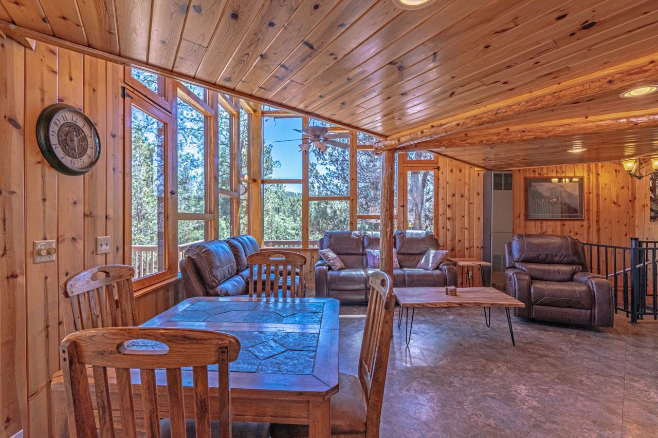 Open layout connecting kitchen dining and great room at 190 S Greystone Circle