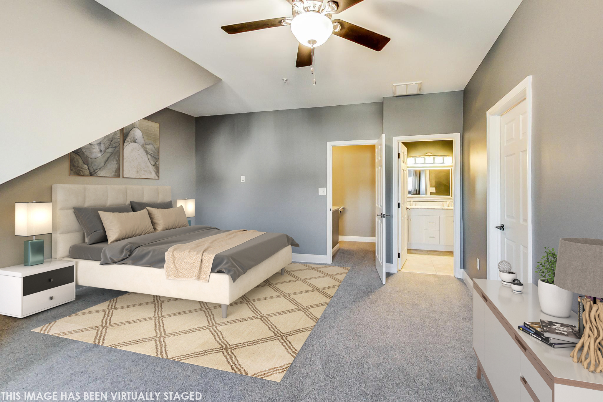 Second room after virtual staging
