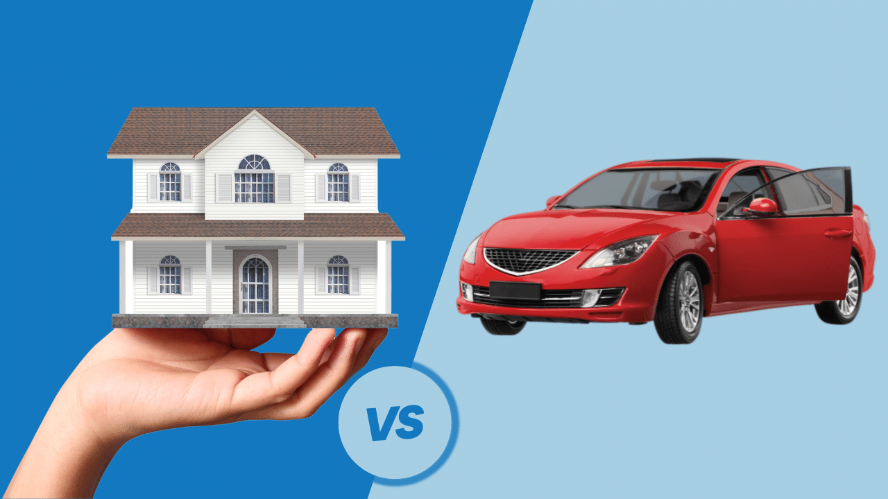 Should you buy a car or house first mortgage planning graphic