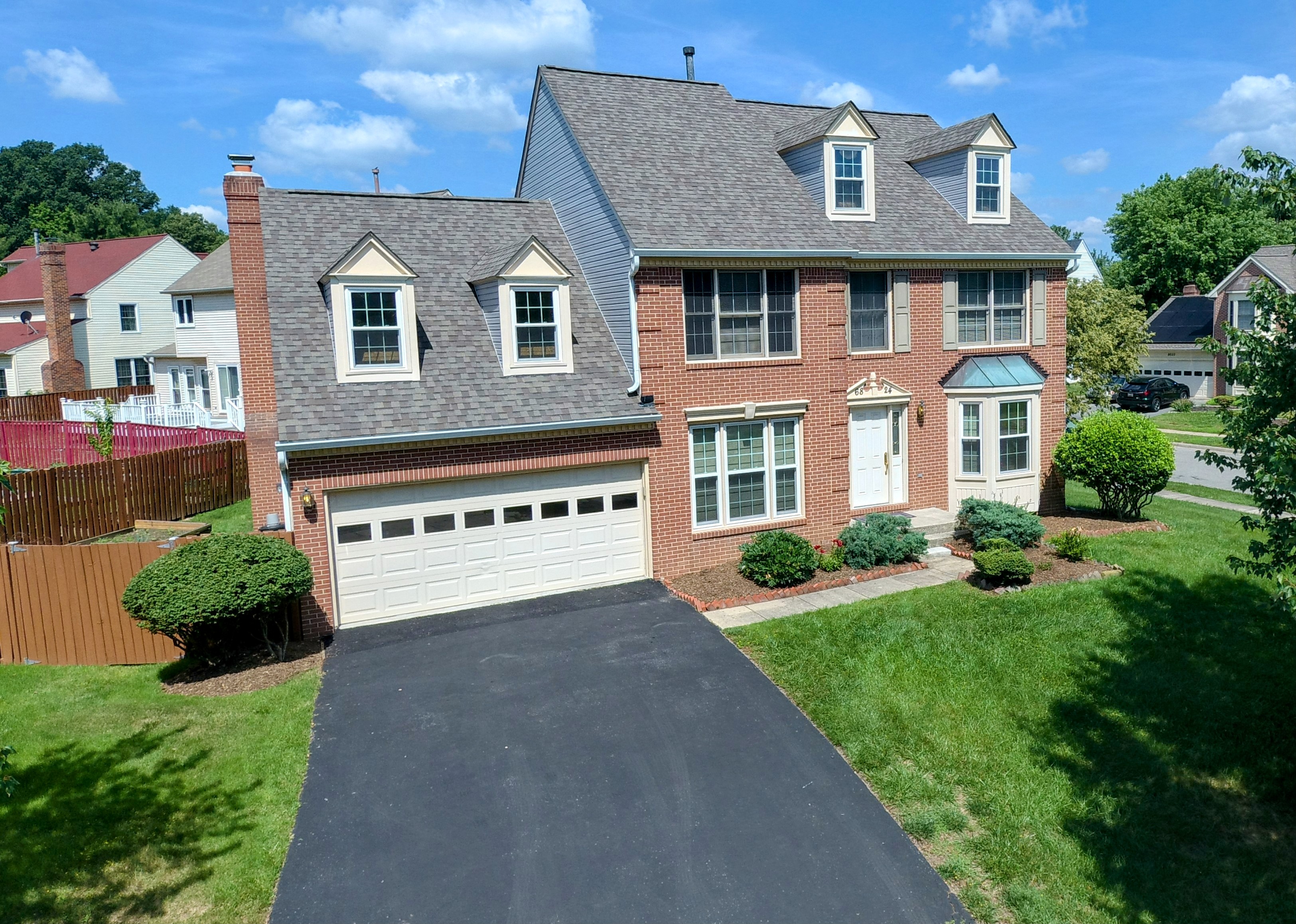 Exterior curb appeal of a Maryland home with strong first impression