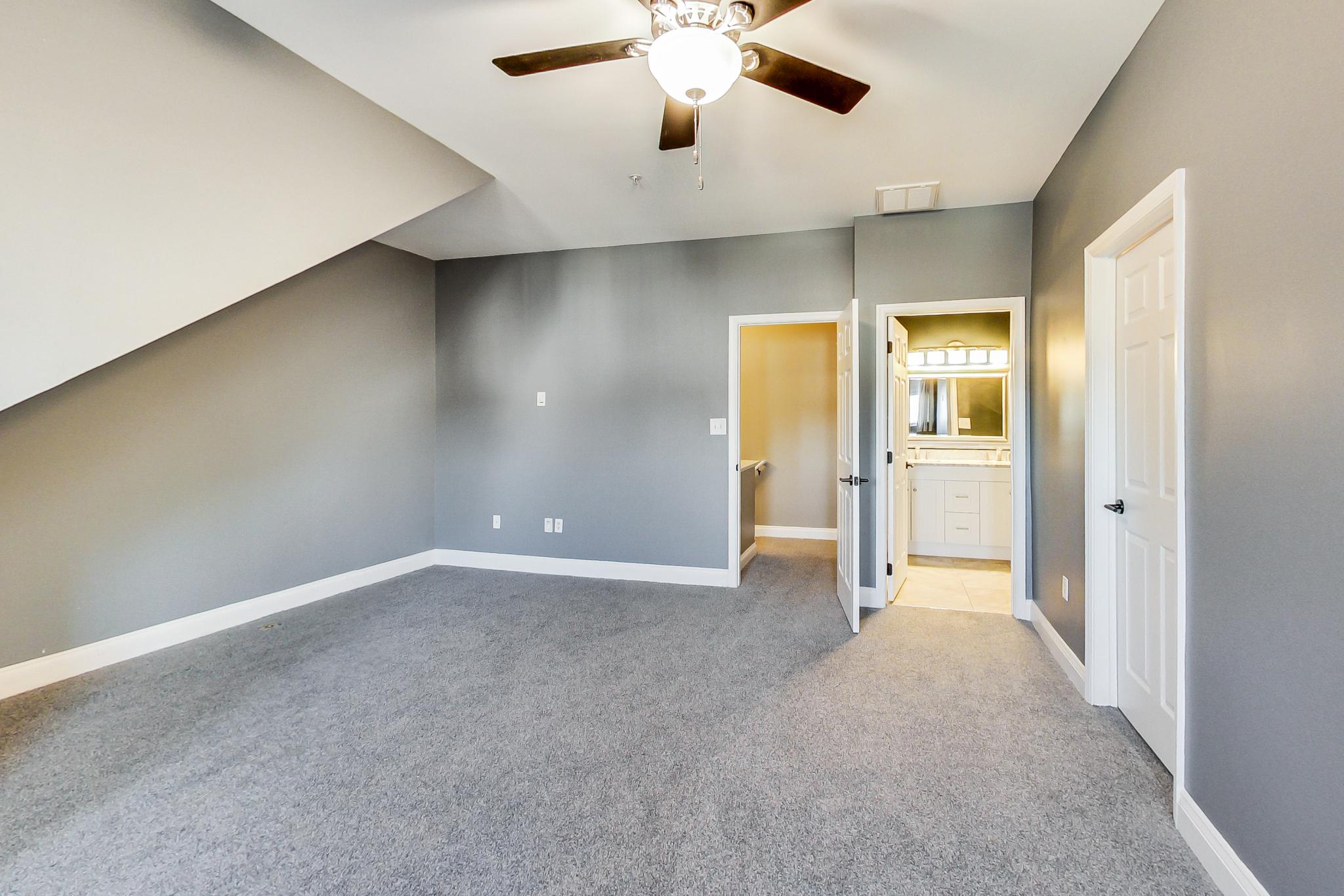 Second vacant room before virtual staging