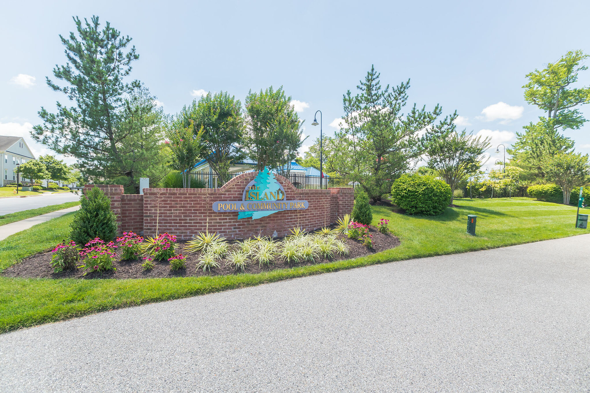 Island swimming pool at Piney Orchard Odenton MD