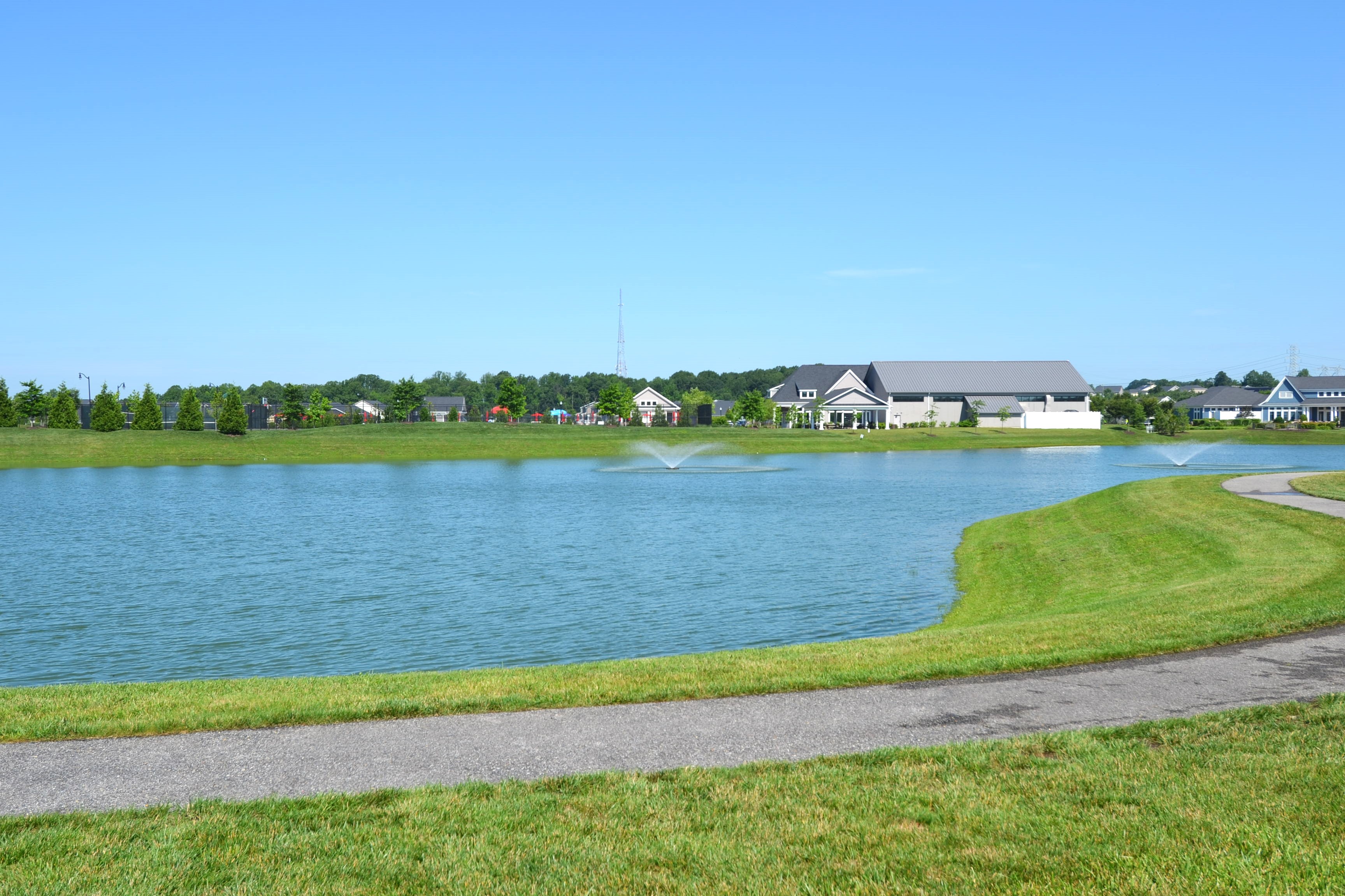 Lake amenity at Two Rivers Odenton Maryland