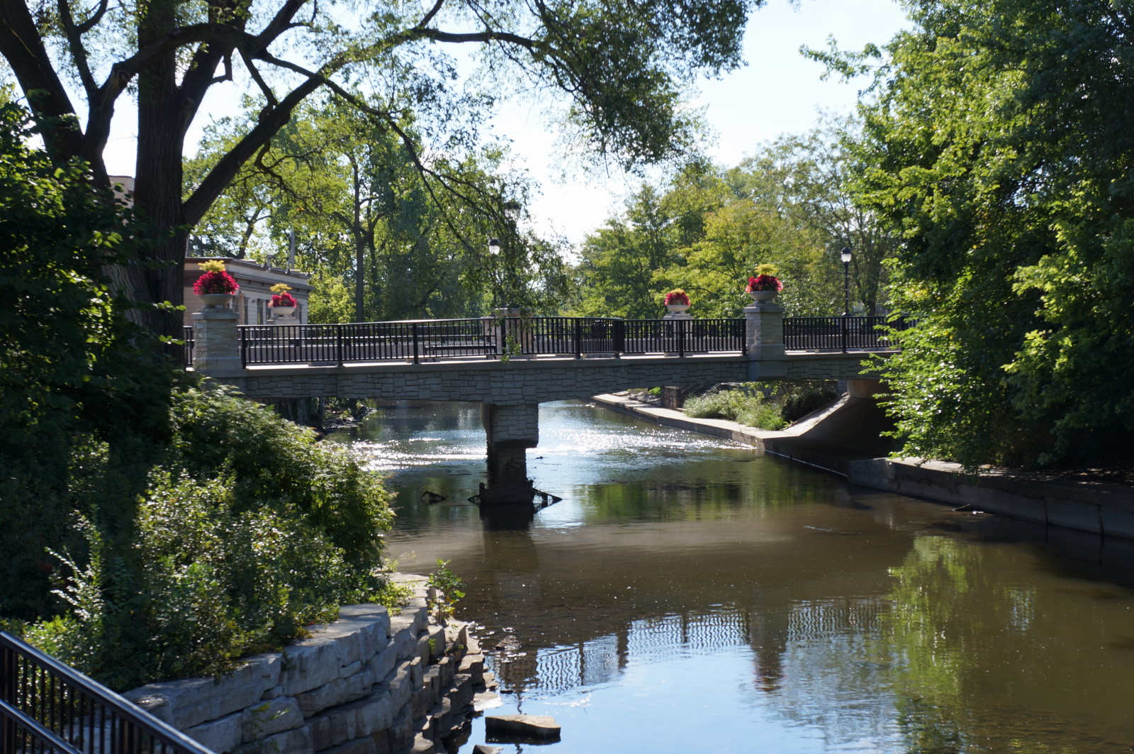 Naperville Riverwalk in DuPage County