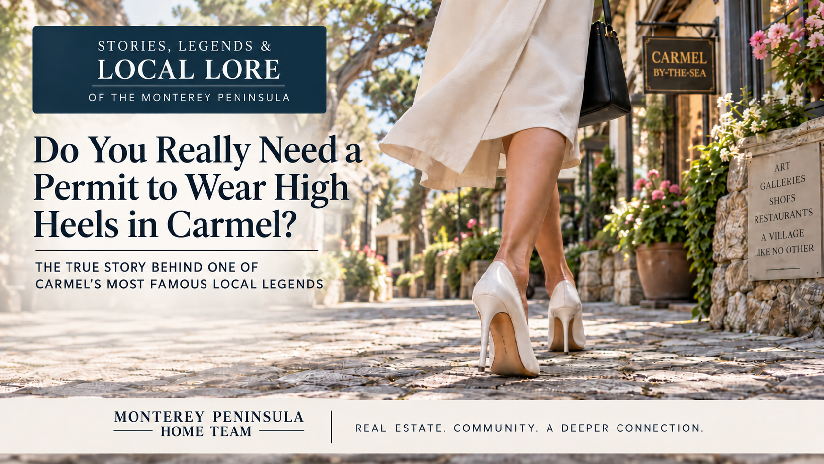 Carmel-by-the-Sea high heel permit required