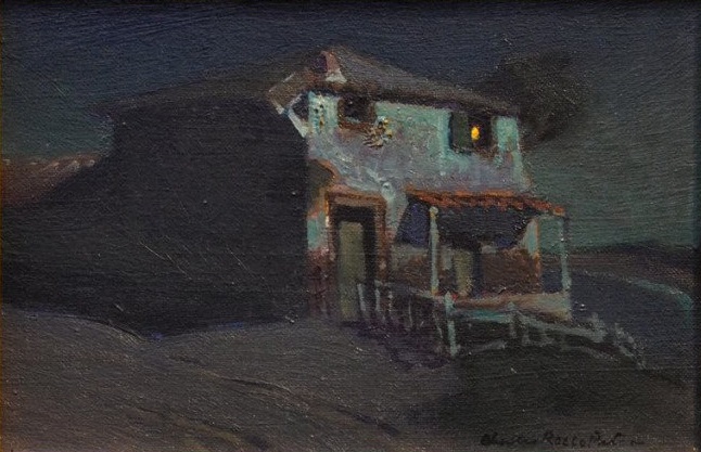 Monterey Adobe at Night by Charles Rollo Peters