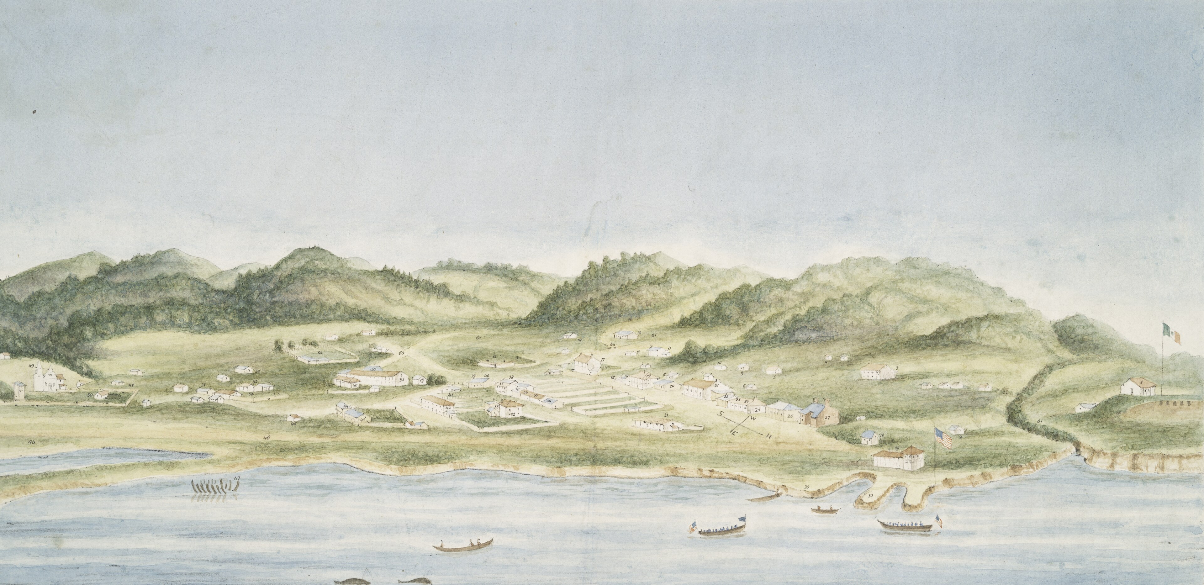 Early picture of Monterey, CA