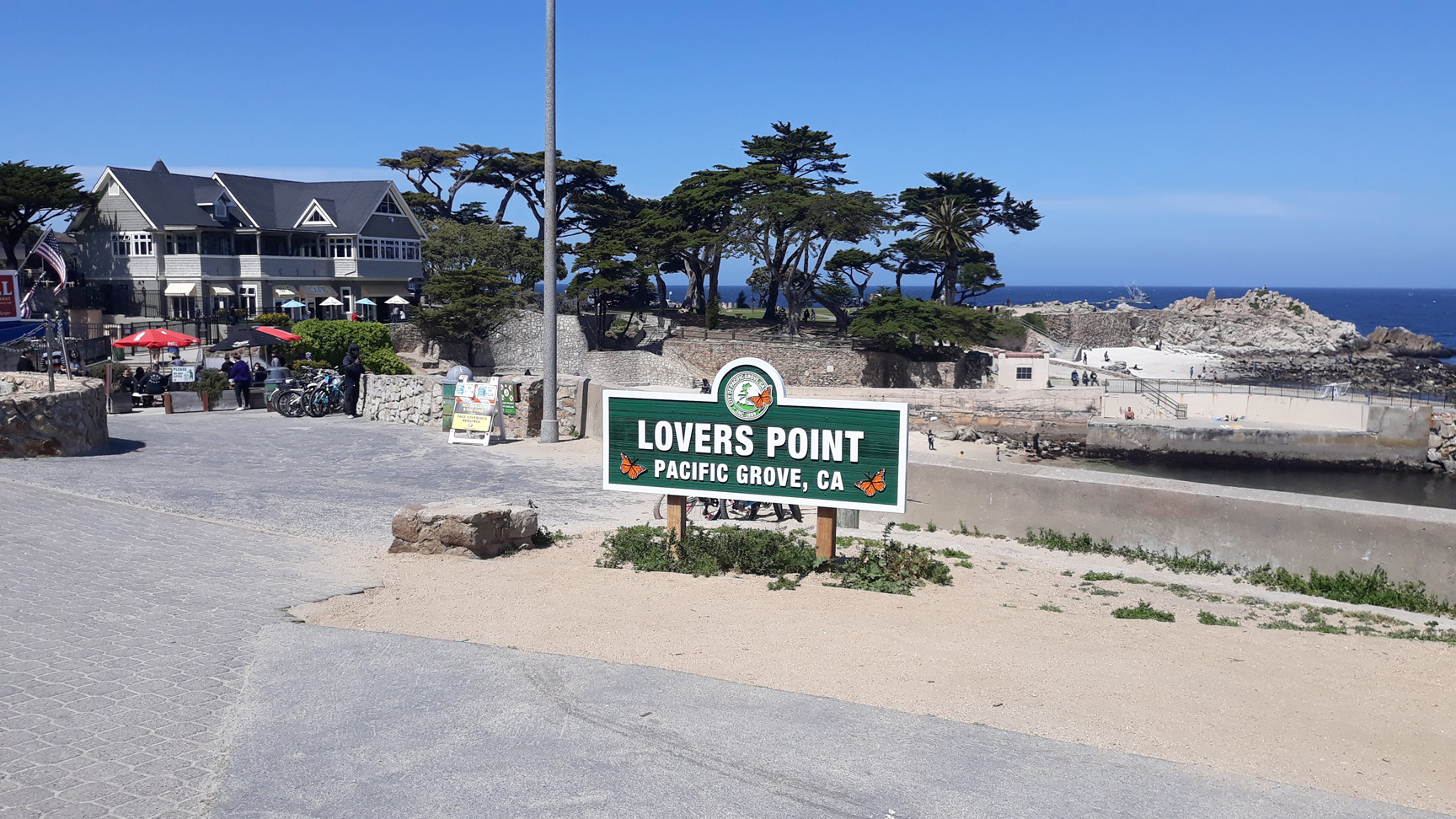 Lovers Point in Pacific Grove, CA