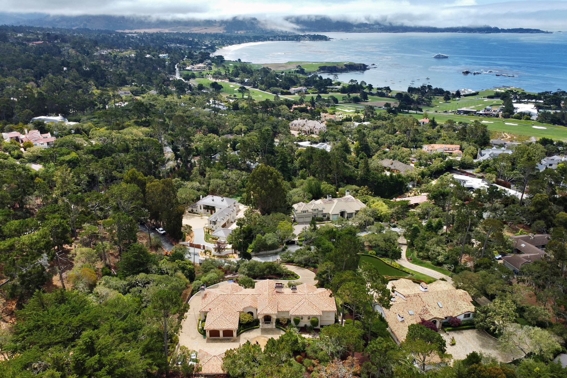 Pebble Beach Estate home near the Pebble Beach Lodge and golf links