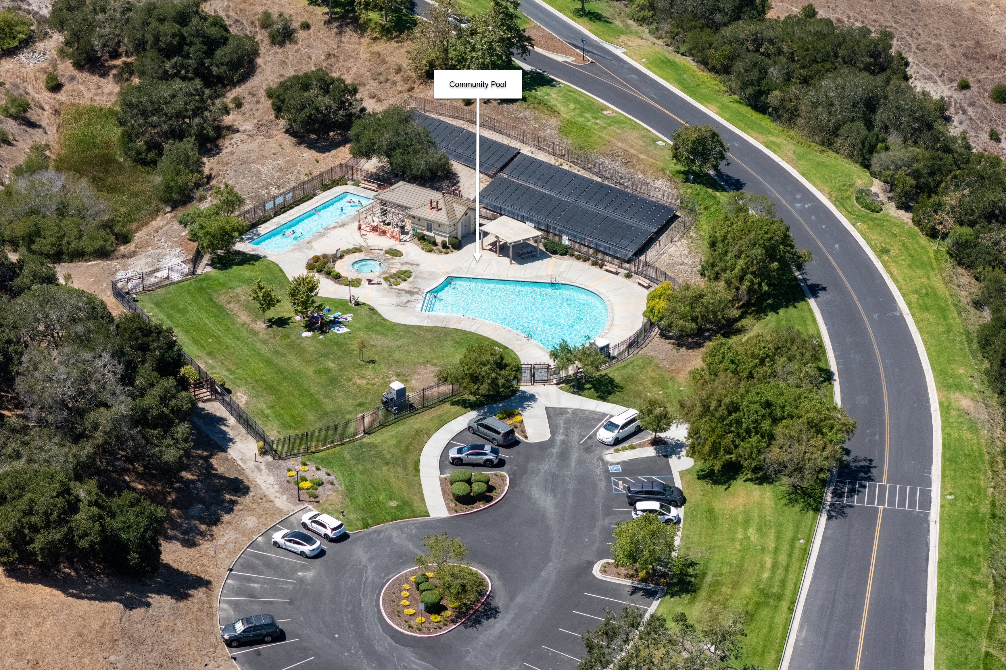 Las Palmas Ranch II community swimming pool in Salinas California