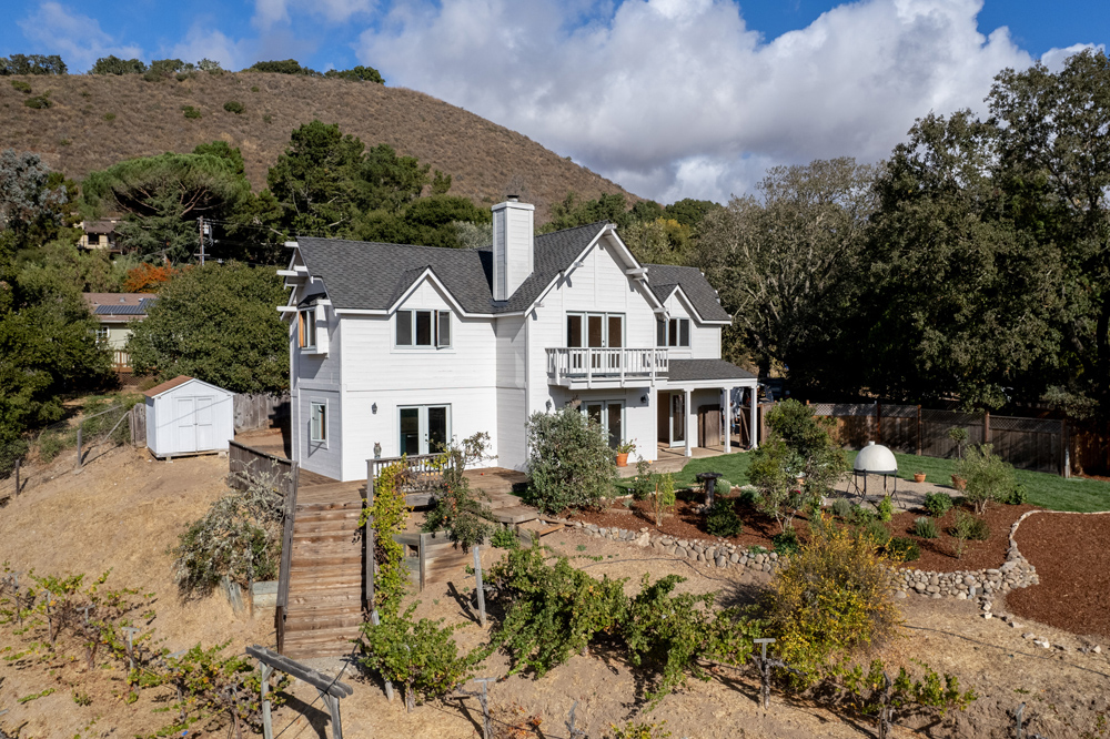 Sunny Carmel Valley home with private vineyard