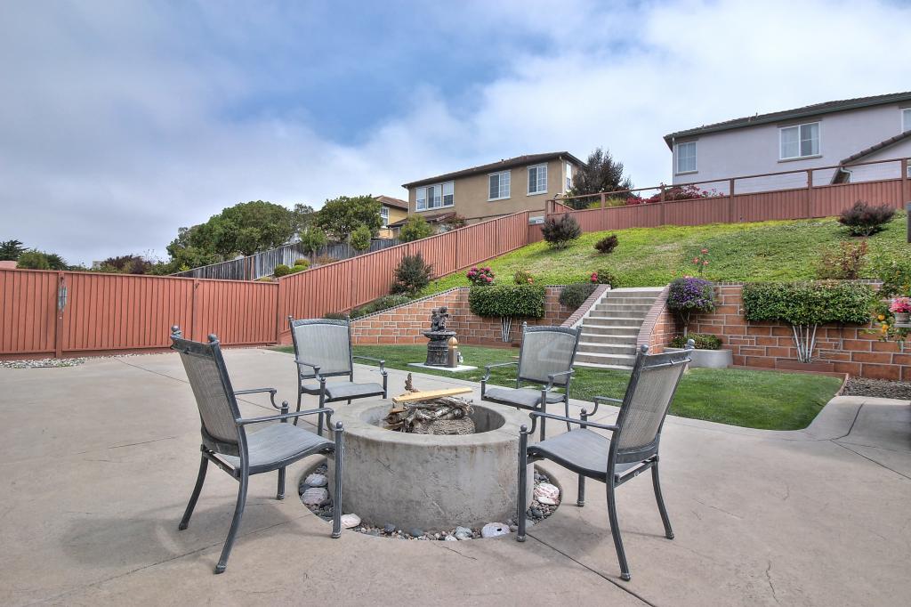 Backyard and patio at 4369 Shoreline Court in Seaside Highlands