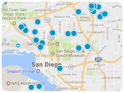 San Diego Real Estate Map Search