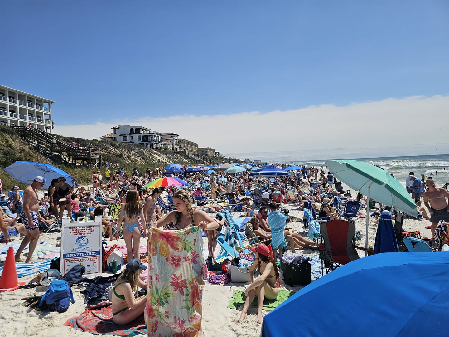 30A Spring Break Crowds