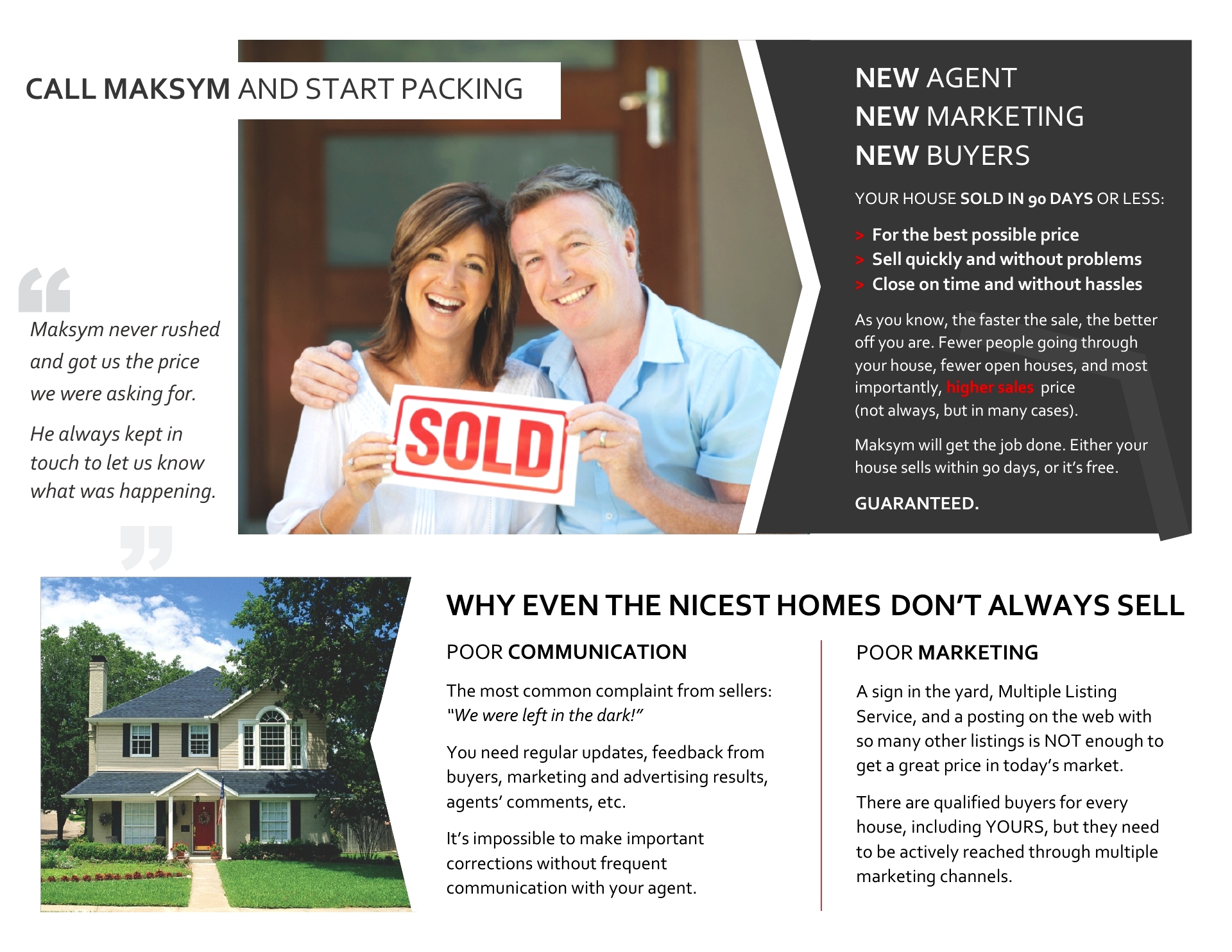 Expired Brochure by Maksym Mysak Sell Homes In Brooklyn