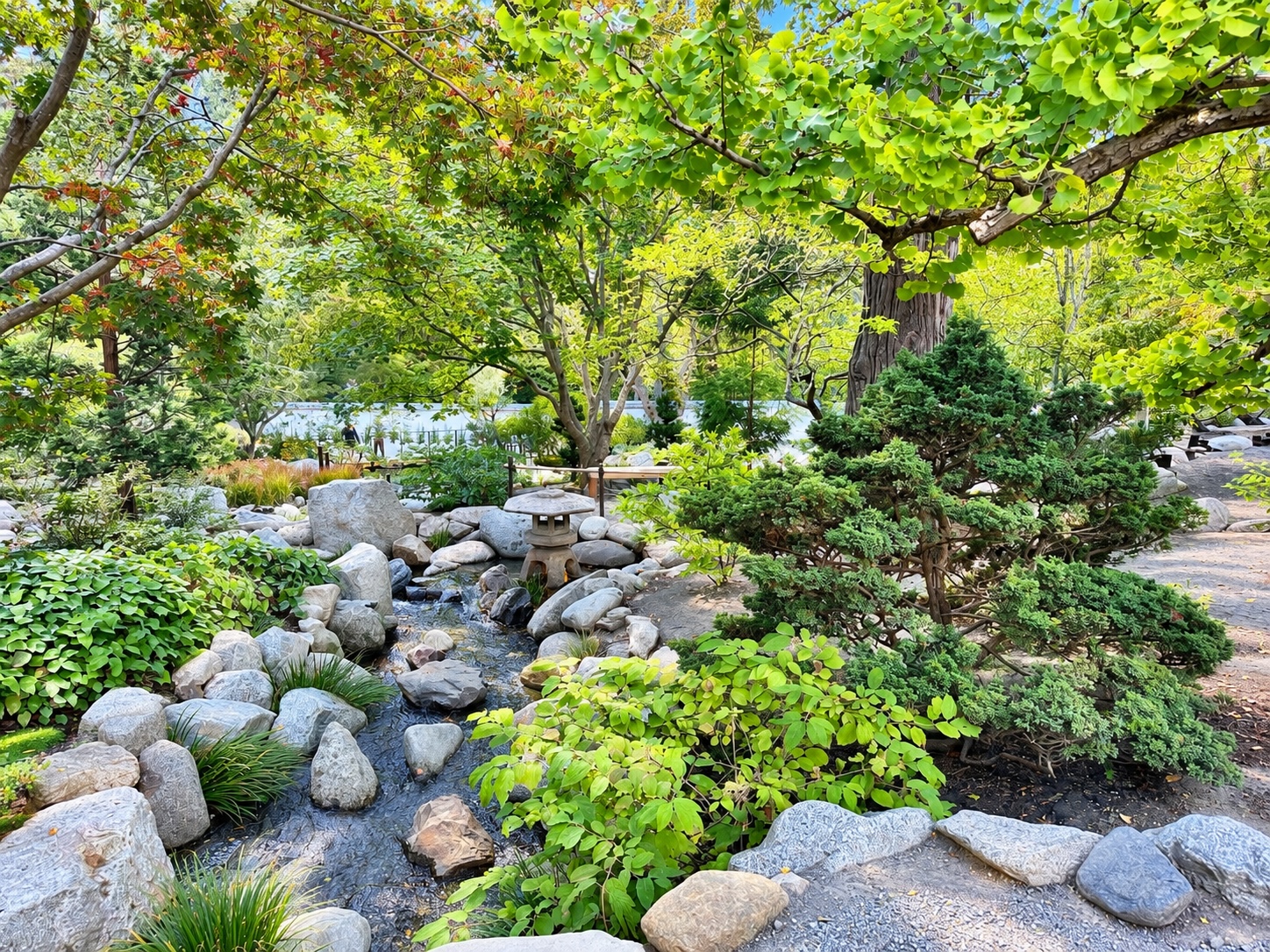 Japanese garden in Ashland, Oregon