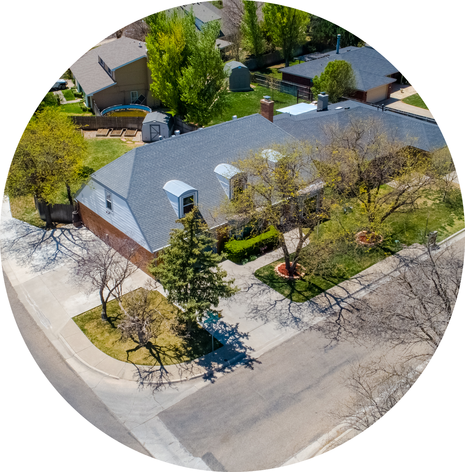 From the Air_5705 Midsummer Ct, Amarillo, TX 79109