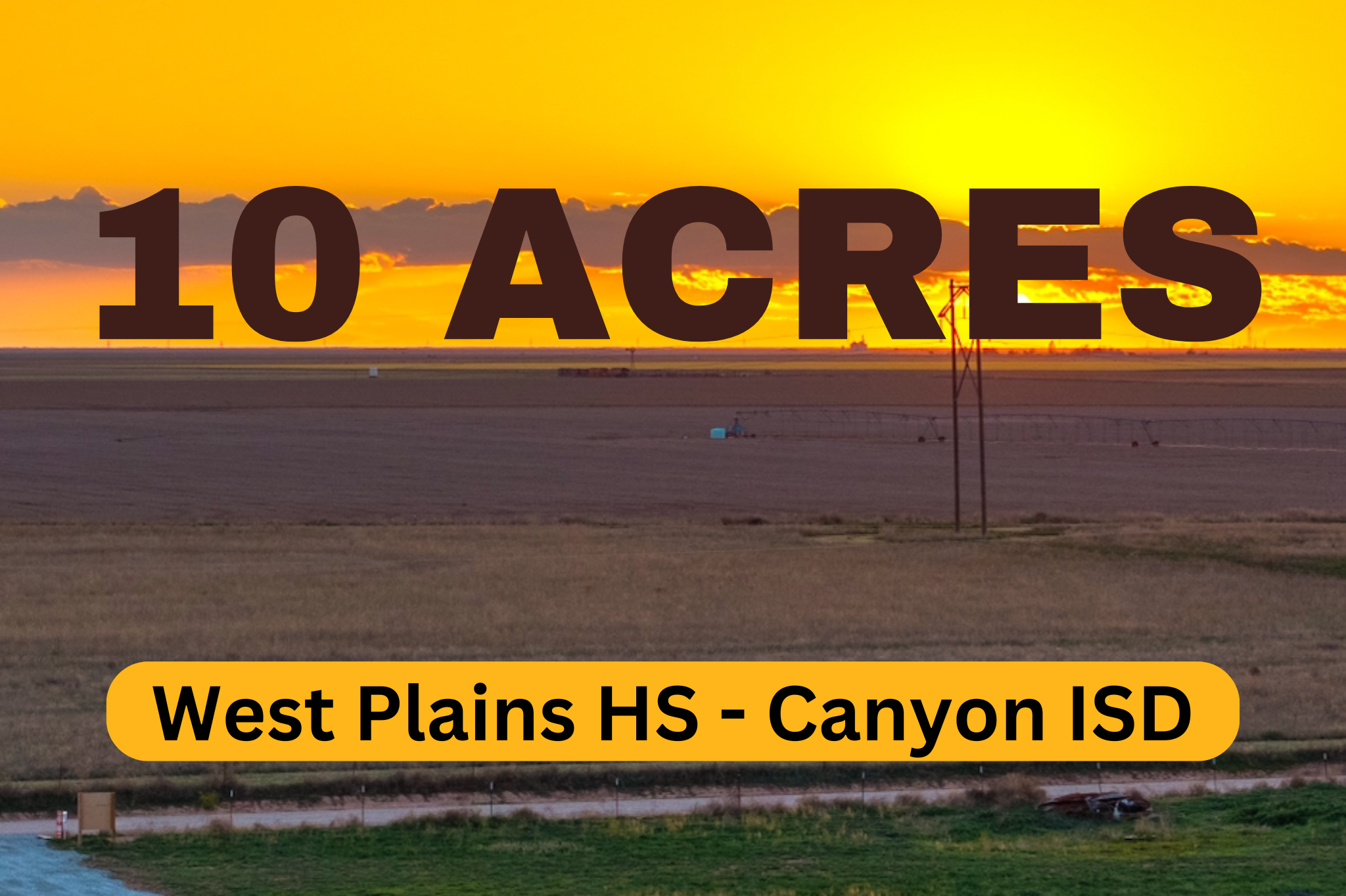 10 Acres for Sale in Canyon ISD