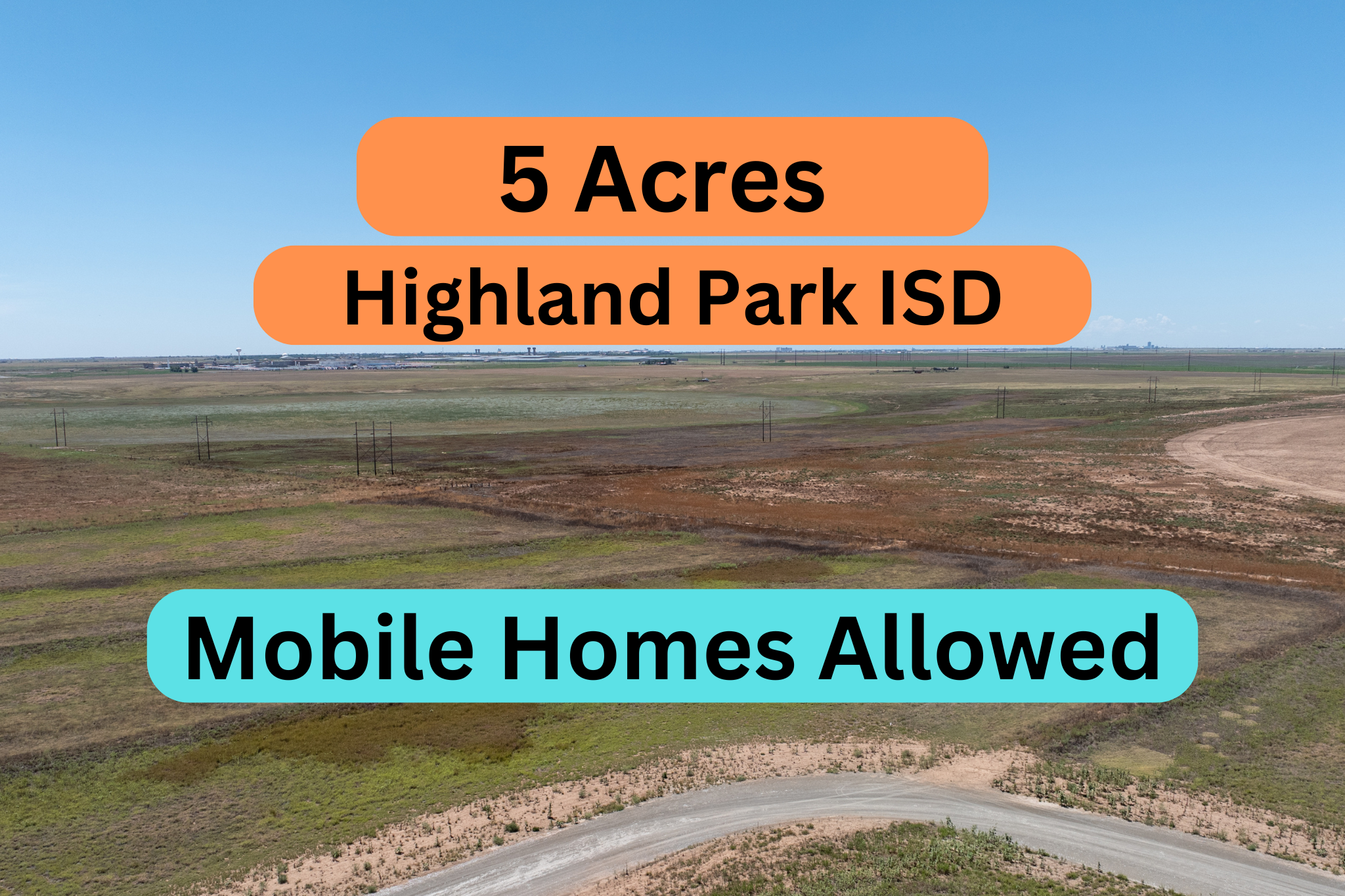 5 Acres on Sheard Road in Highland Park ISD Amarillo