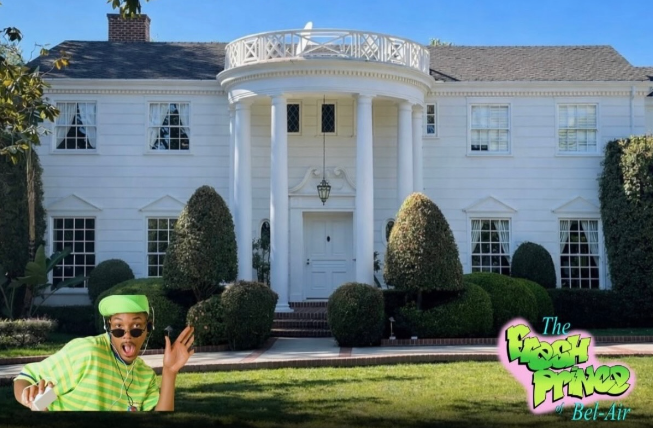 CAMPBELL WELLMAN FRESH PRINCE OF BEL AIR HOUSE ON THE MARKET