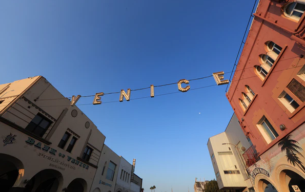 CAMPBELL WELLMAN PROPERTIES VENICE SIGN VENICE CALIFORNIA WINDWARD AVE