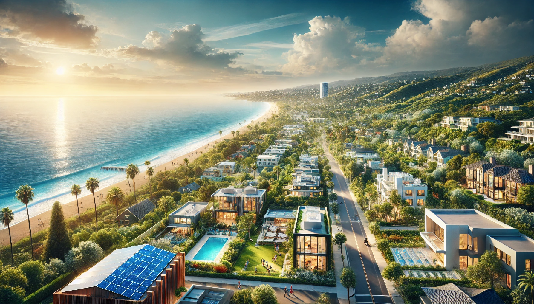 Optimistic image of the new pacific palisades campbell wellman