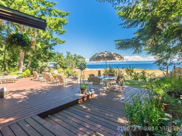 Nanaimo Home's Backyard Ocean View