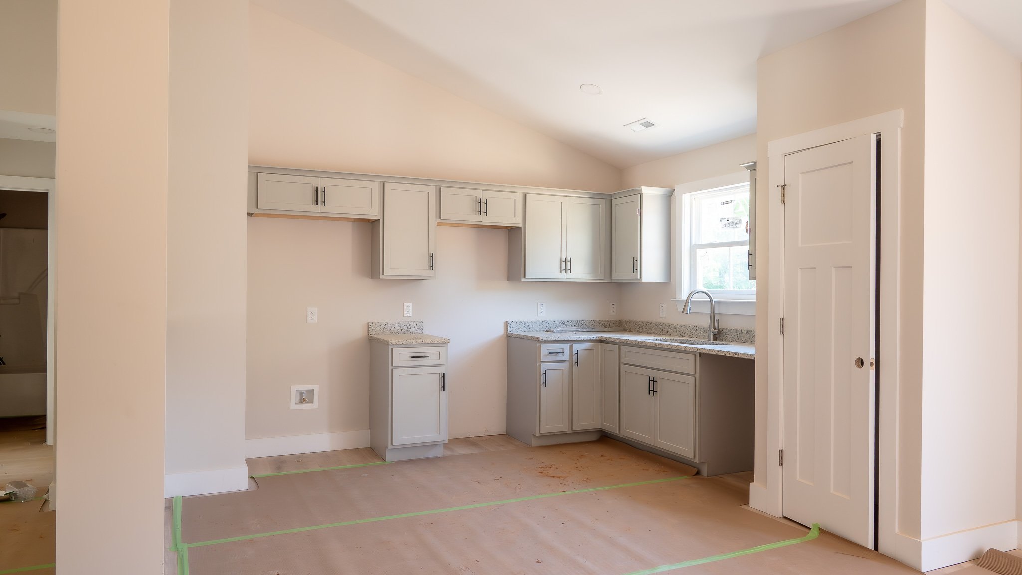 Same Charlotte plan at 40 Meadow Ridge Road: kitchen with granite countertops and soft-close cabinets