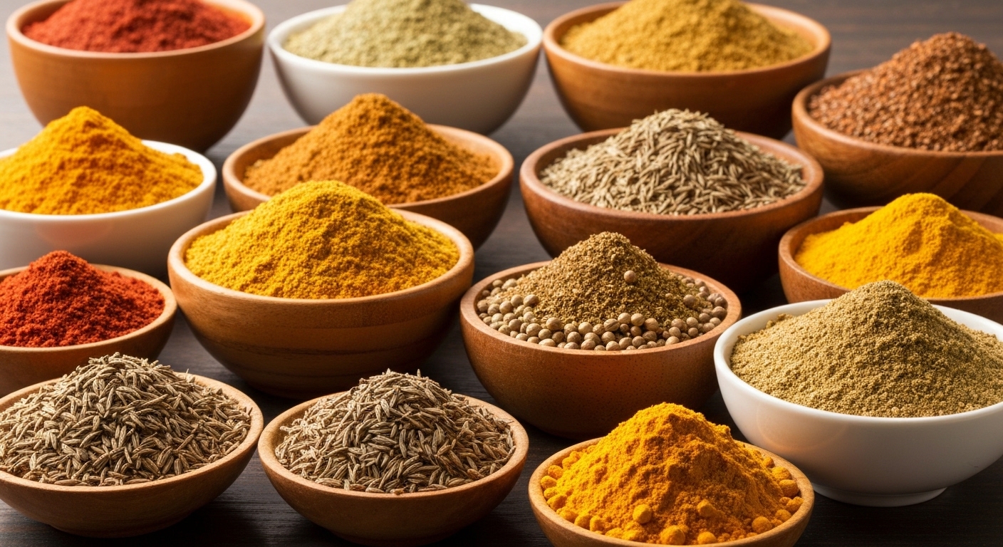 Indian curry dishes served family style, the kind of meal now on offer in Asheville.