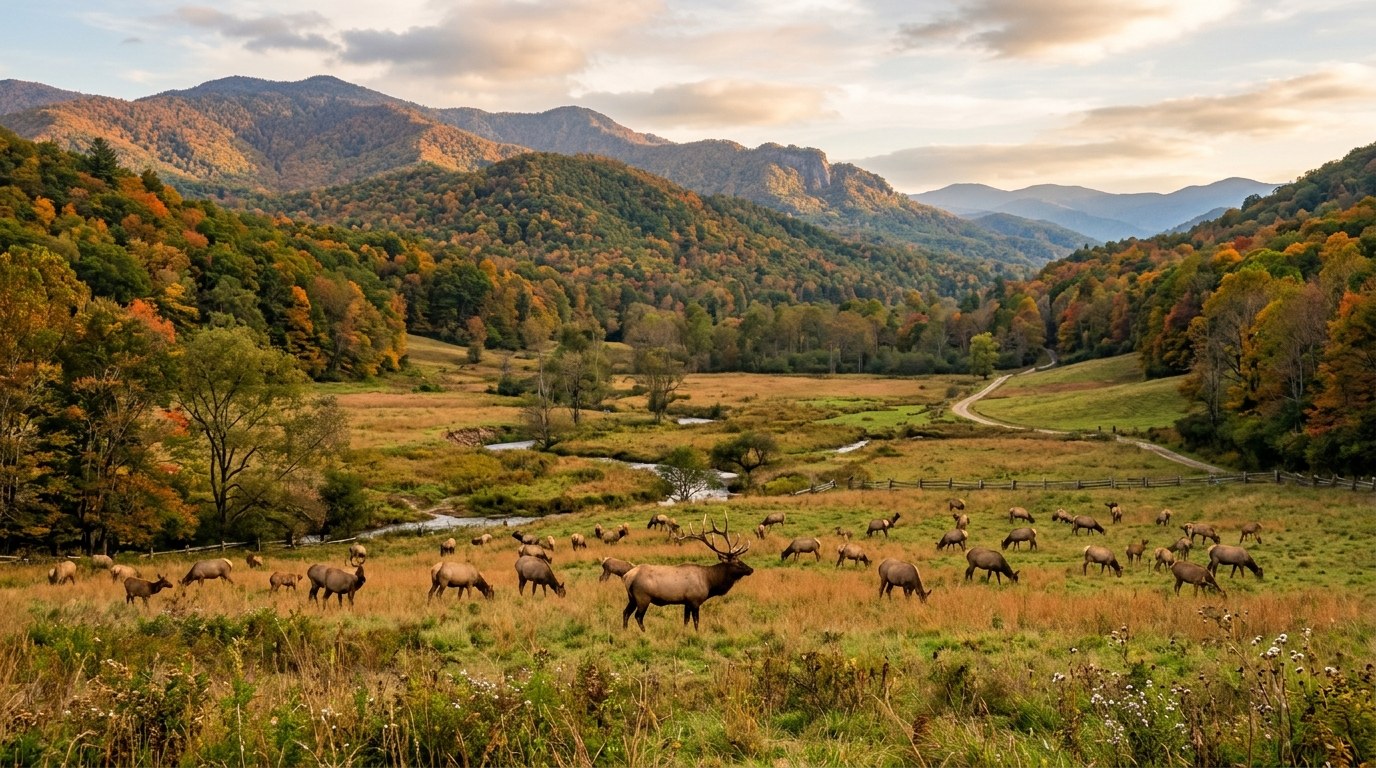 That Eerie Sound in the Smokies This Fall? It's a Bull Elk