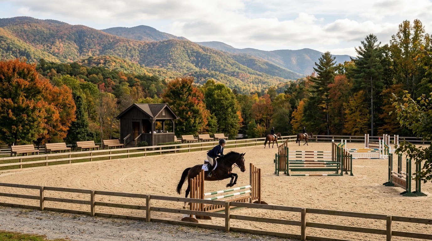 International Show Jumping Comes to Mill Spring This Weekend, and Saturday Night Is Free