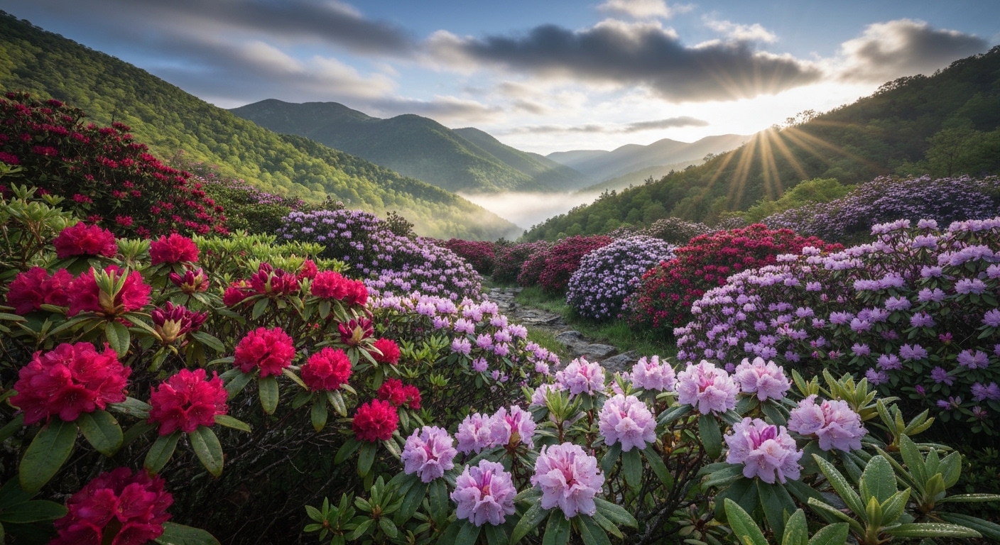 Grandfather Mountain's Rhododendron Bloom Is Here, and the Guided Walks Are Worth the Drive