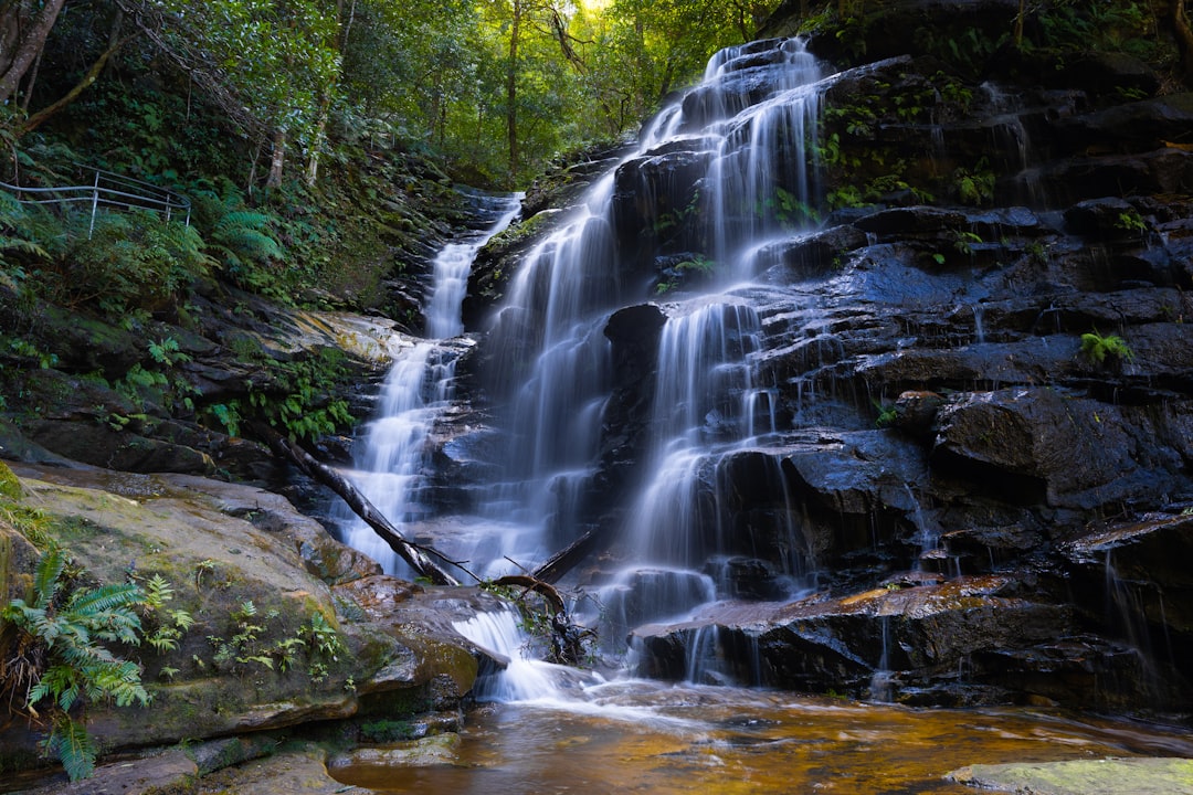 Glen Falls Highlands NC waterfall spring