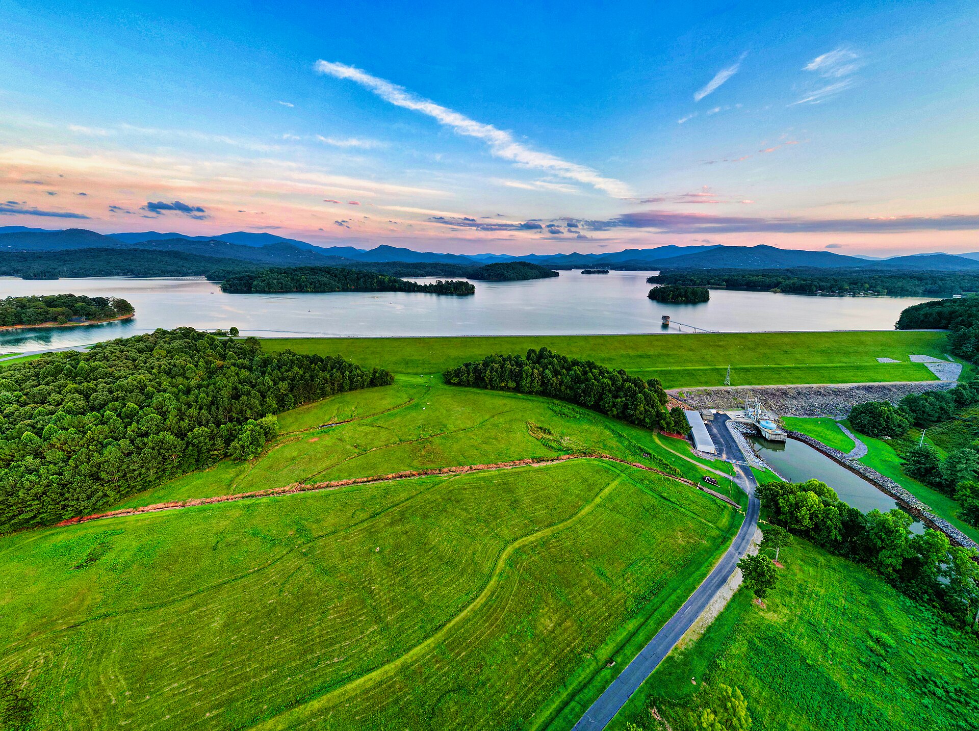 Chatuge Dam in Clay County, N.C