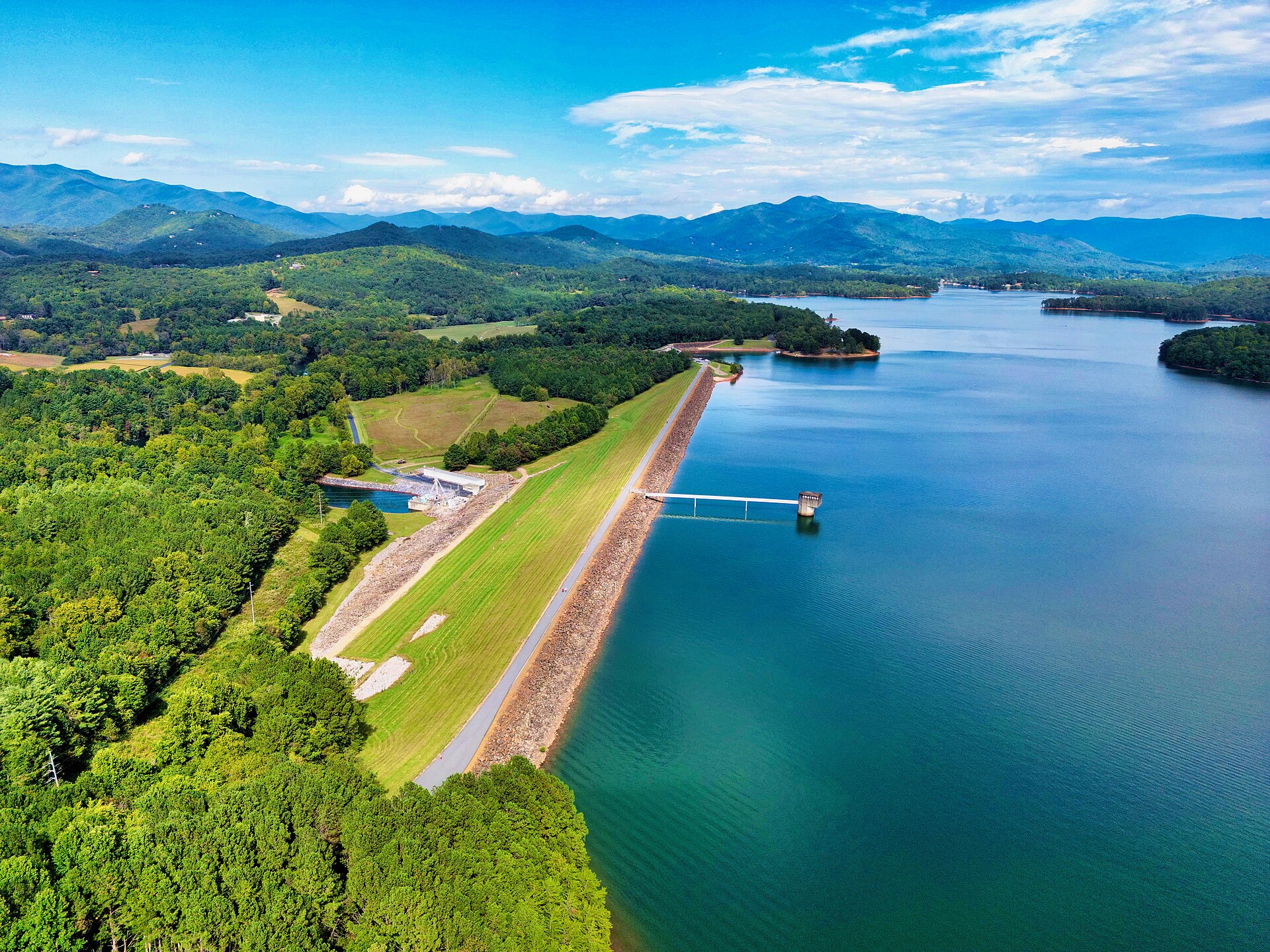 Chatuge Dam is an earthen embankment dam in North Carolina, United States
