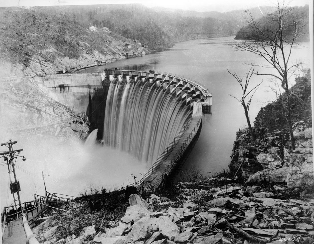 Walters Dam, near Waterville, North Carolina