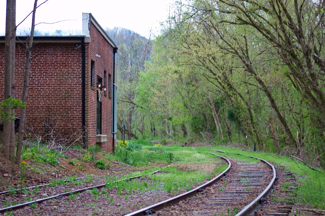 historic mountain railroad station Western North Carolina vintage