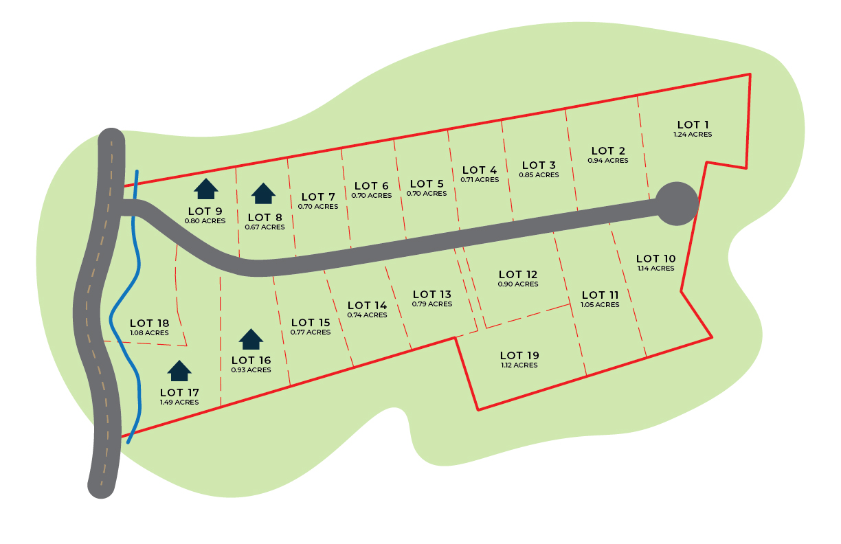 Meadow Ridge Community Map Franklin NC