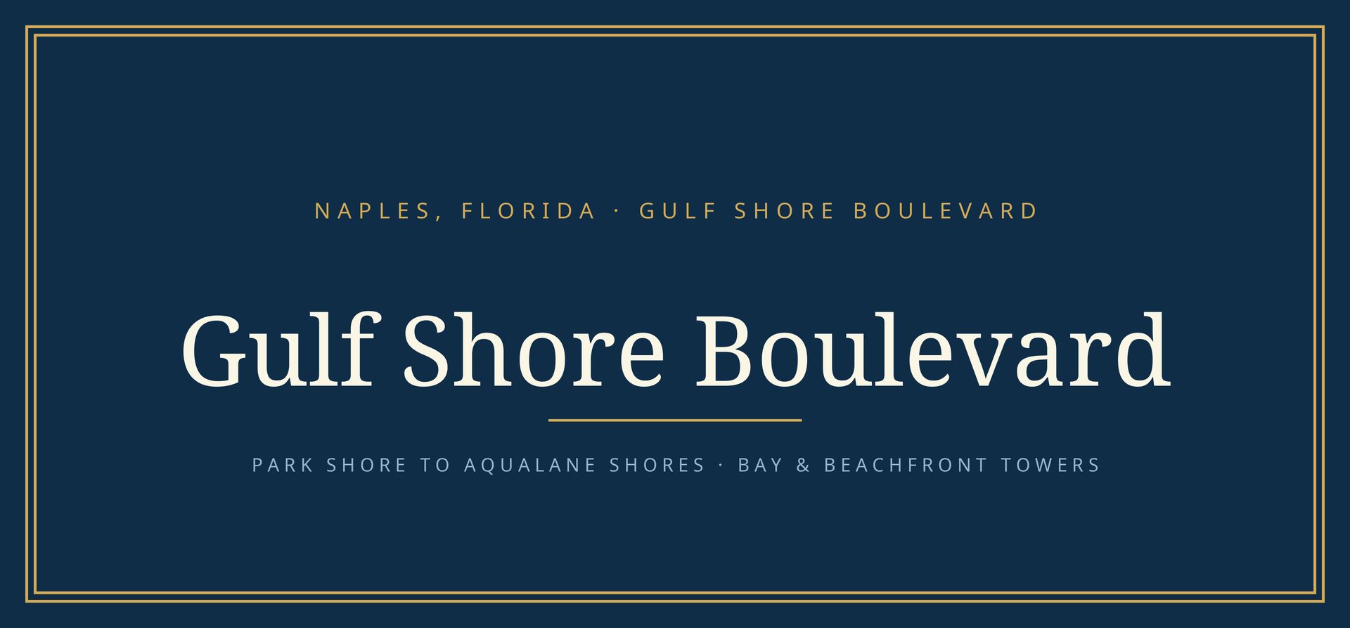 Gulf Shore Boulevard community guide, Southwest Florida