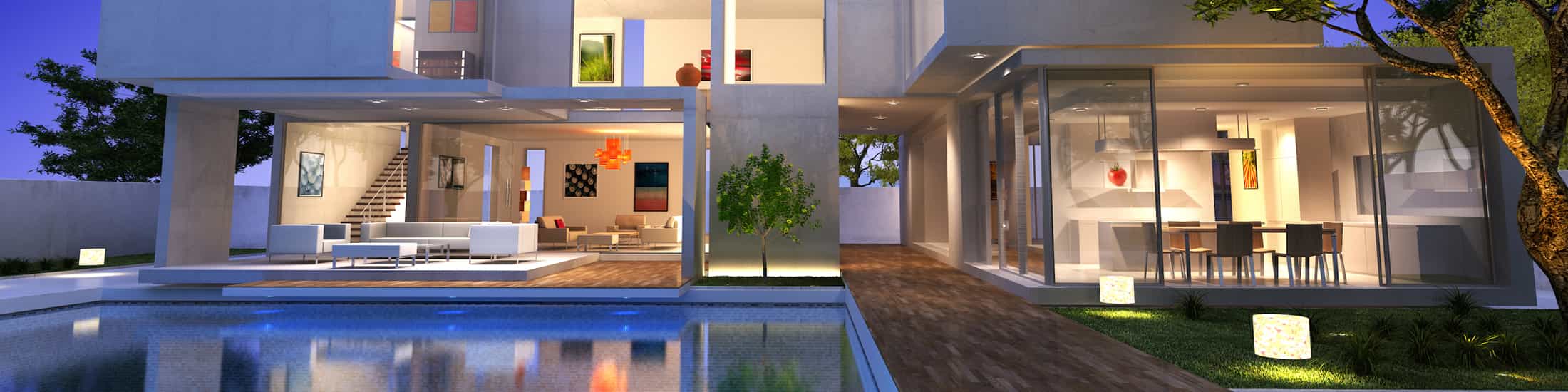 Modern pool home in Naples, Florida