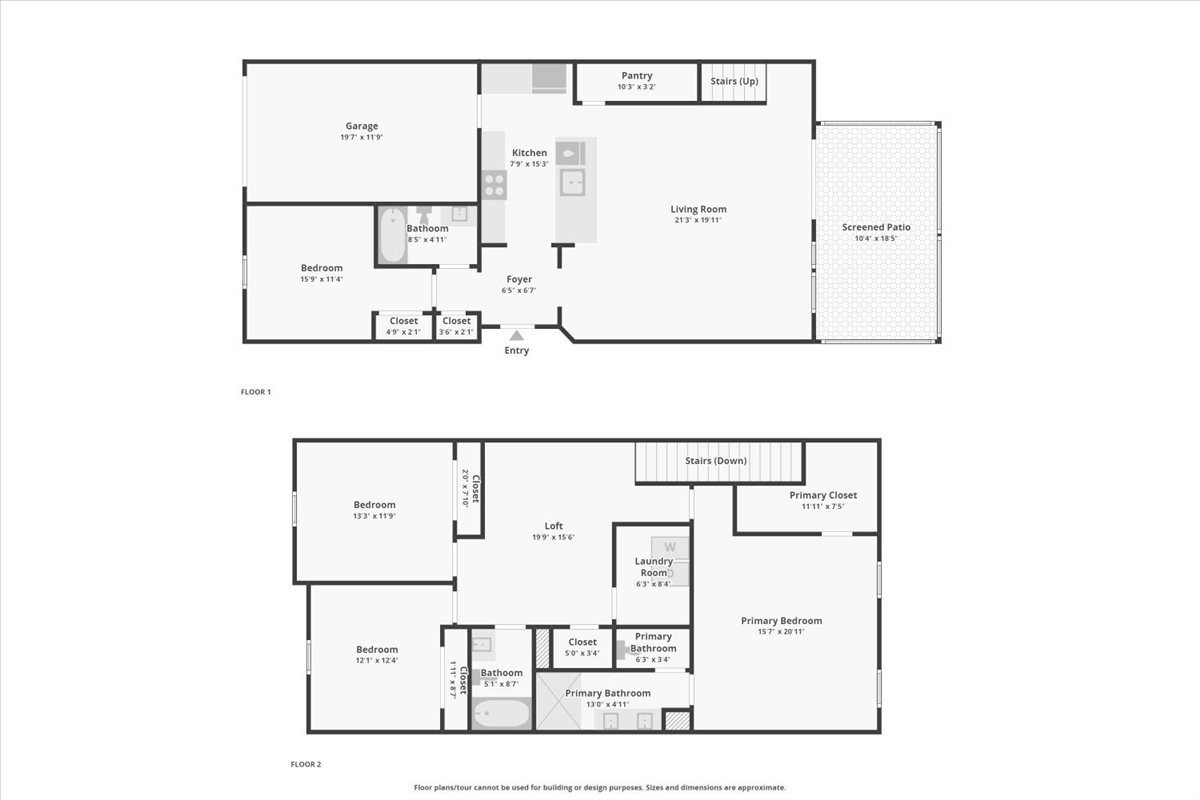 Floor plan of 10916 Quickwater Court