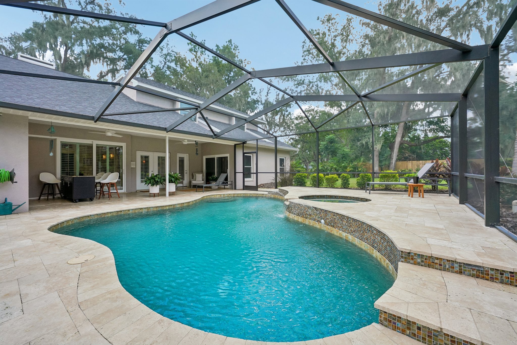 Pool deck and lanai