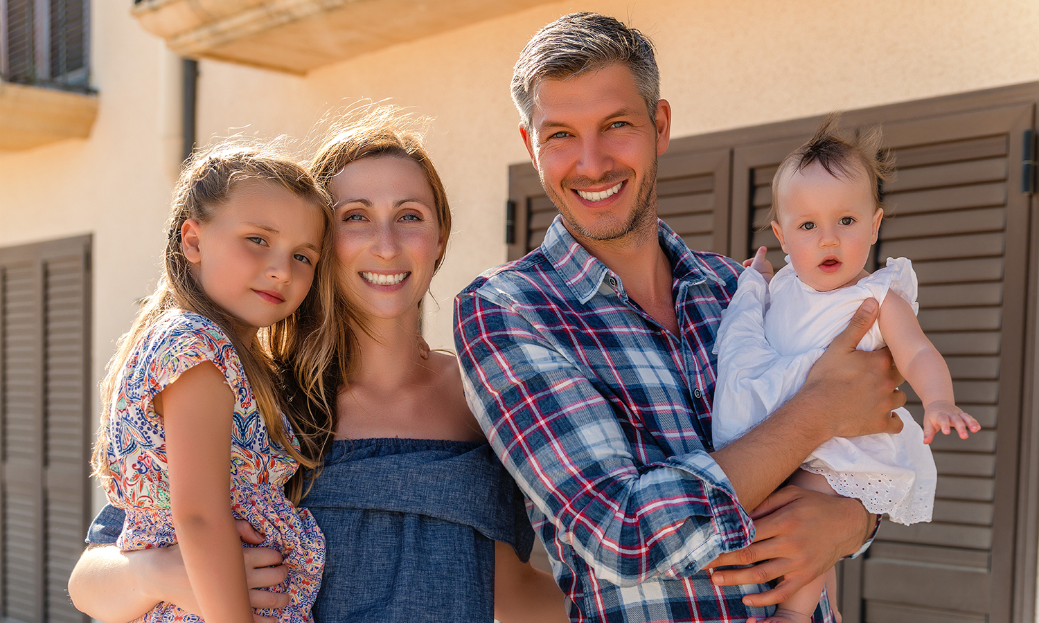 young family renting a home in Albuquerque