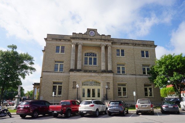 Historic Collin County Courthouse in McKinney, Texas