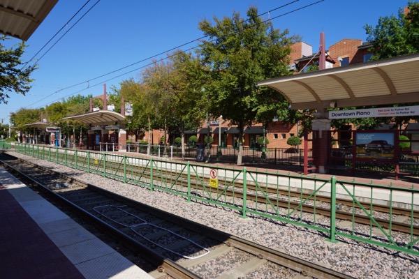 Downtown Plano, Texas rail station