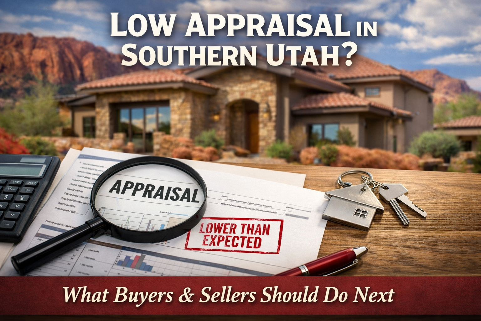 Low appraisal concept for Southern Utah real estate