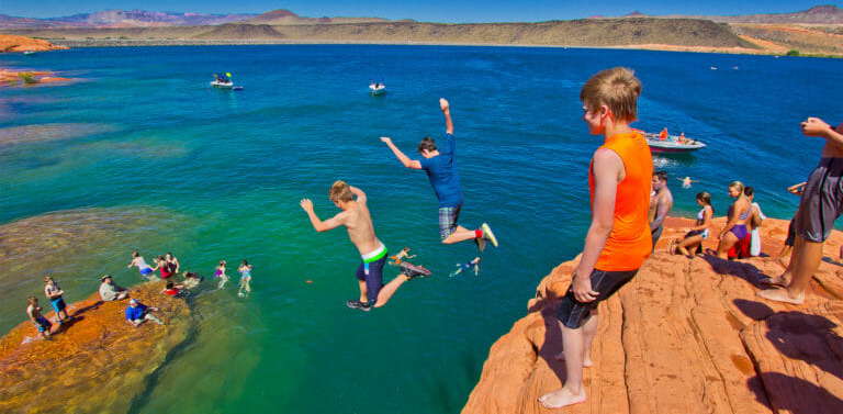 Sand Hollow State Park near Hurricane Utah